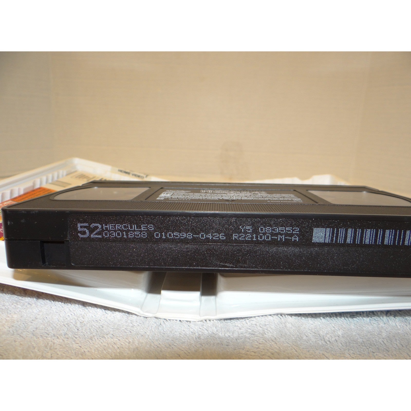 Disney Hercules VHS 1998 Masterpiece Collection Clamshell Case G Rated