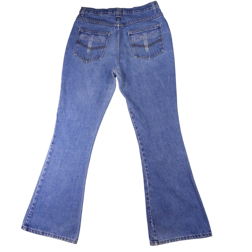 Vintage D Mode Classix Denim Bell Bottom Jeans Sz 13 Flare Cotton Made in USA