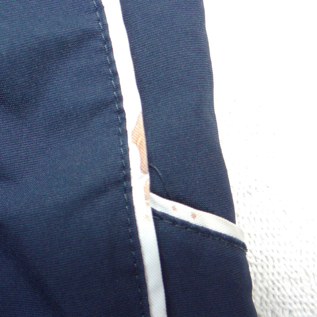 Nike Mens XL Track Pants Navy Blue Mesh Lined Side Zip Windbreaker Warmup