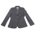 Tahari Arthur S. Levine Womens Black Two Button Tailored Blazer Jacket Size 12