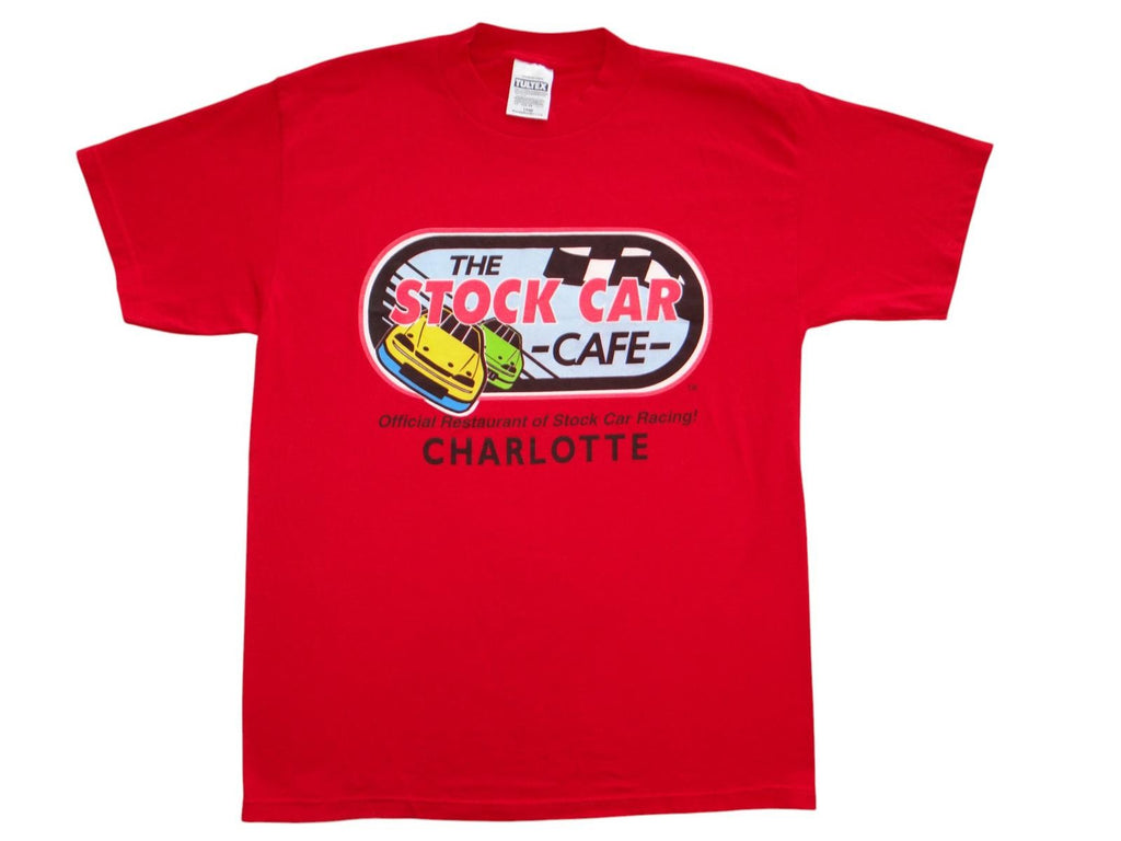 Stock Car Cafe Charlotte Red T-Shirt