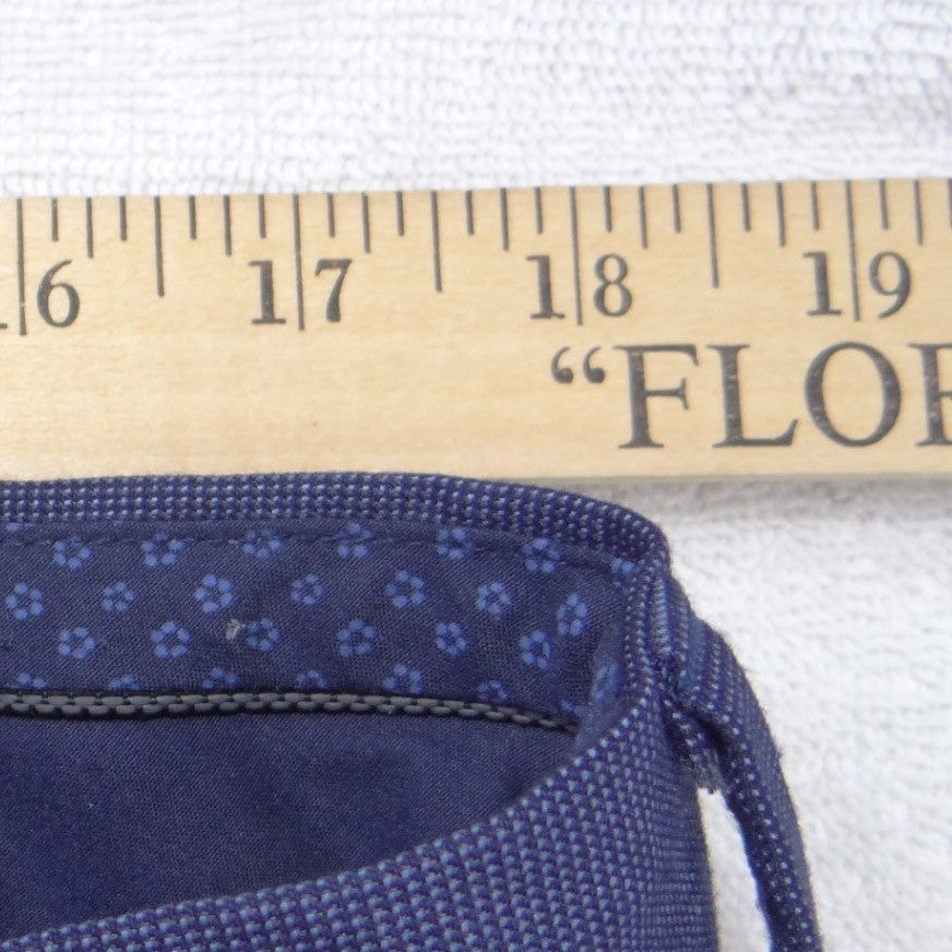 Perry Ellis Portfolio Mens Slim Fit Blue Textured Dress Pants 36x32 Flat Front
