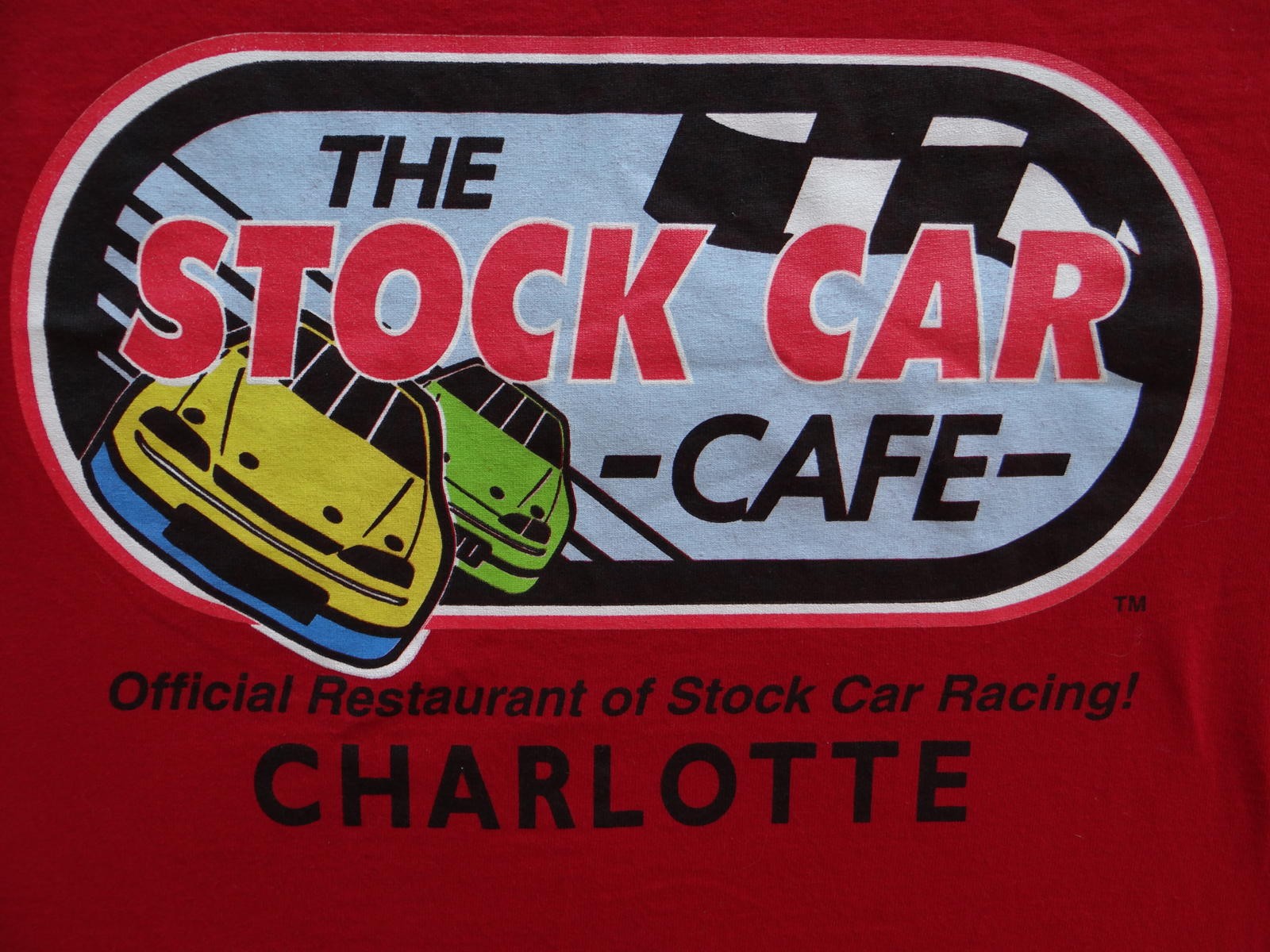 Stock Car Cafe Charlotte Red T-Shirt
