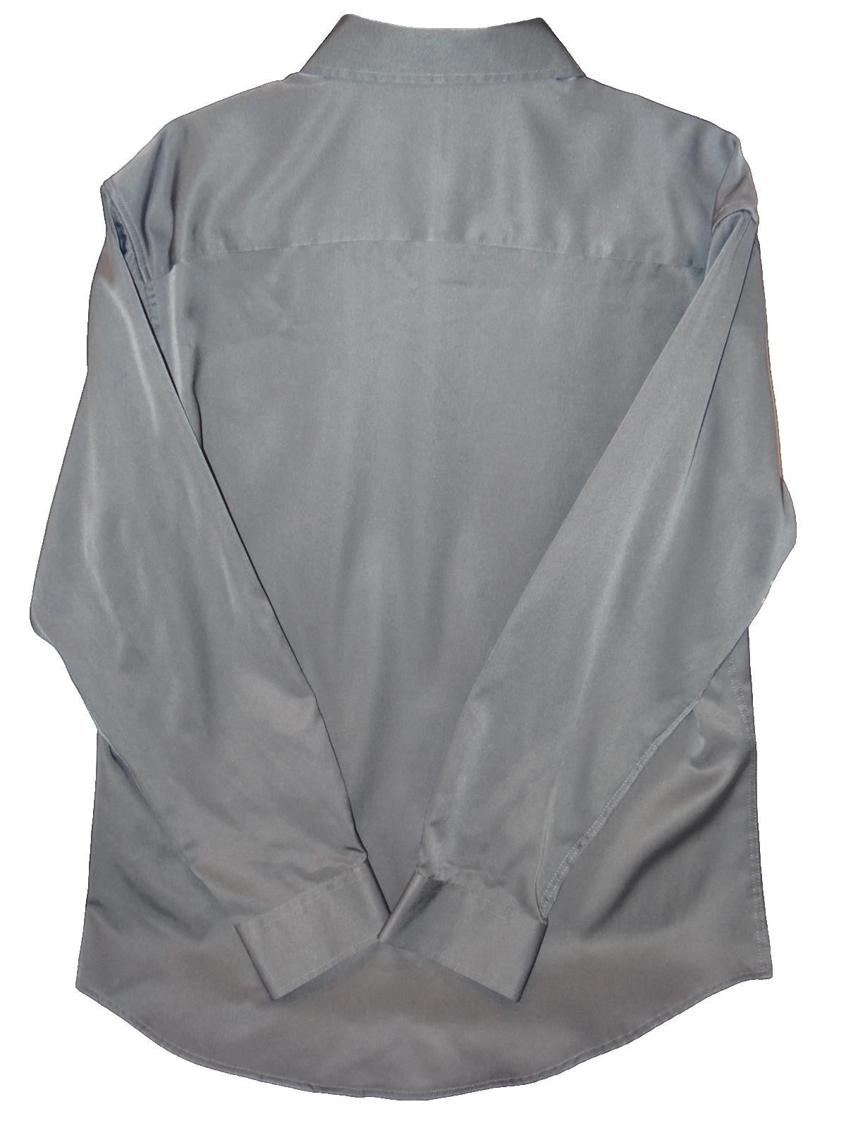 Flex Men's Luxury Collection Dress Shirt - Gray, Size Large