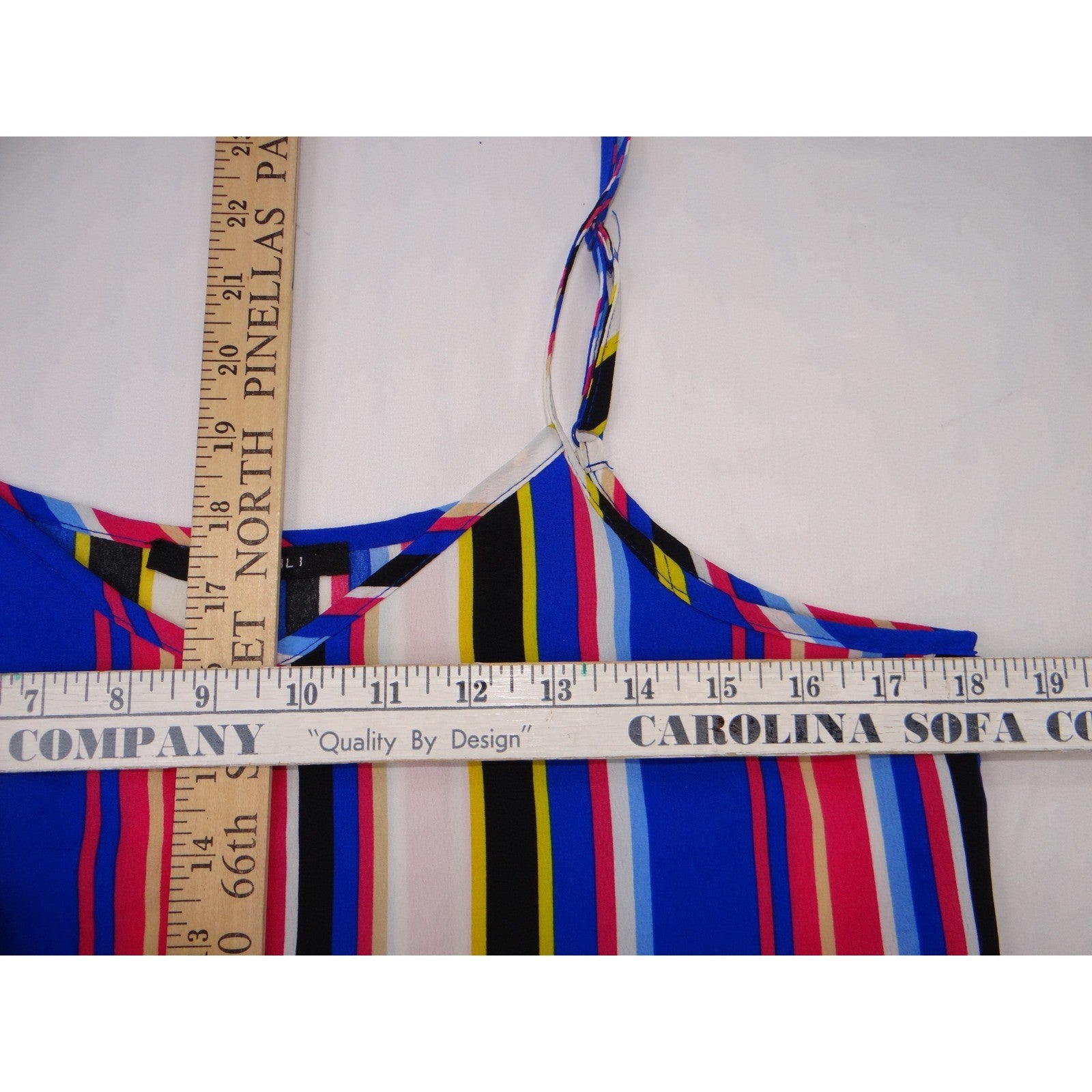 MISS LILI Striped Cami Tank Top Women's Size M