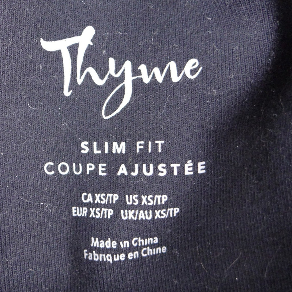 Thyme Maternity Slim Fit Jeans Blue Over Belly Panel XS/TP