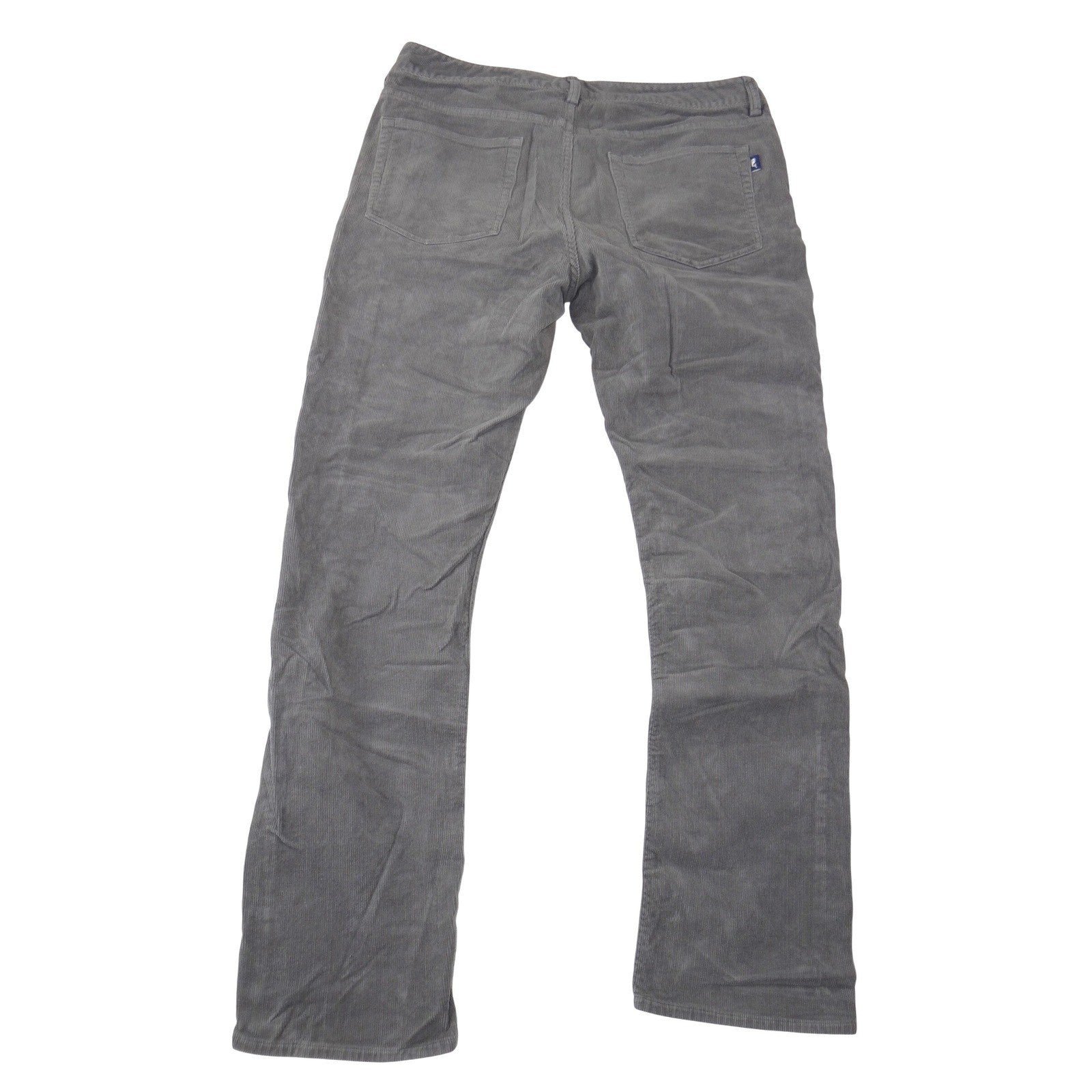 Vineyard Vines Mens Gray Corduroy Straight Leg Pants 33x32 Grey 5-Pocket