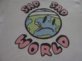 AUGO Funny Graphic Tee - 'Sad' Text Design