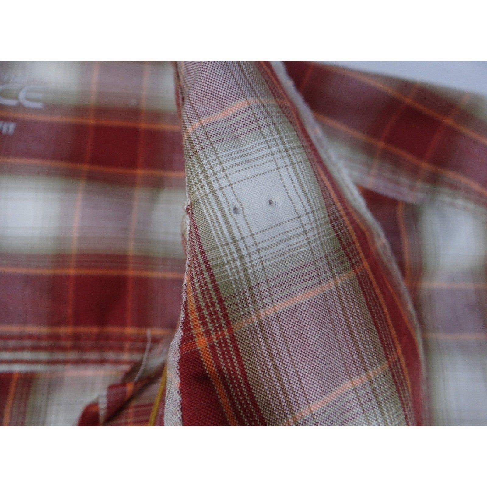 Carhartt Force Relaxed Fit Plaid Short Sleeve Button Up Shirt Men's Size S