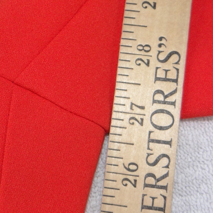 SOHO Apparel Ltd Womens Red Slim Leg Stretch Dress Pants Size S