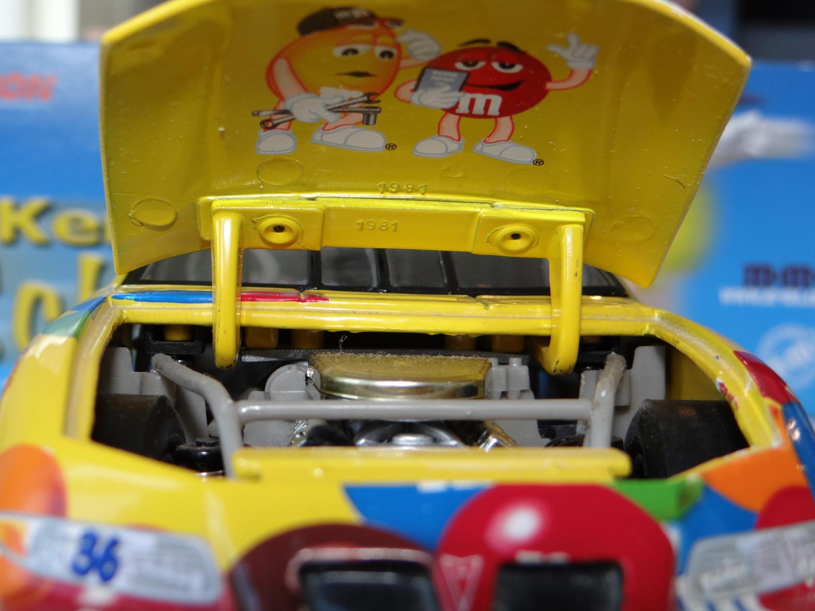Ken Schrader #36 1/24 Action Nascar M&M's car