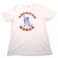 Bella Canvas American Woman Statue of Liberty Graphic Tee White Large