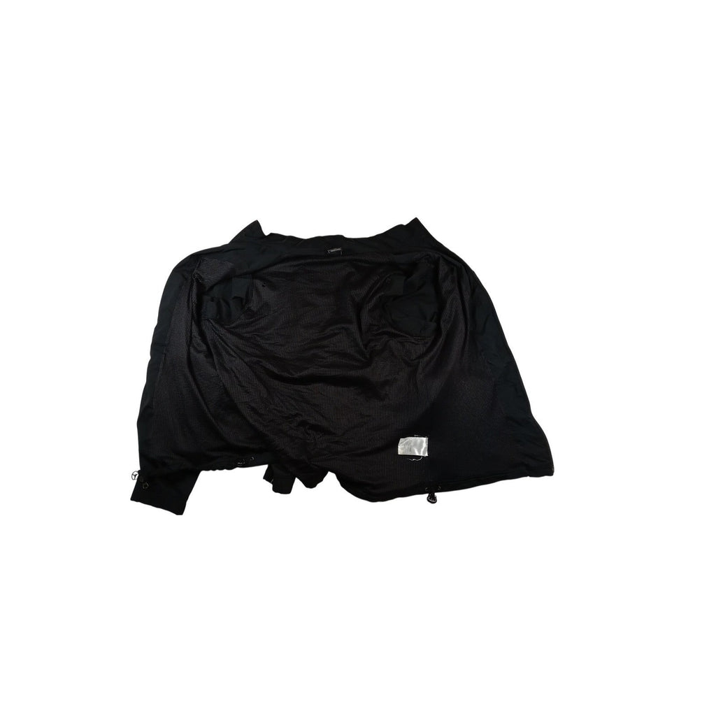 Jordan Black Track Jacket Reflective Stripe Full Zip Men's Medium Athletic