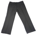 Haggar H26 Mens Dress Pants 38x29 Charcoal Black Micro Check Straight Leg Slacks