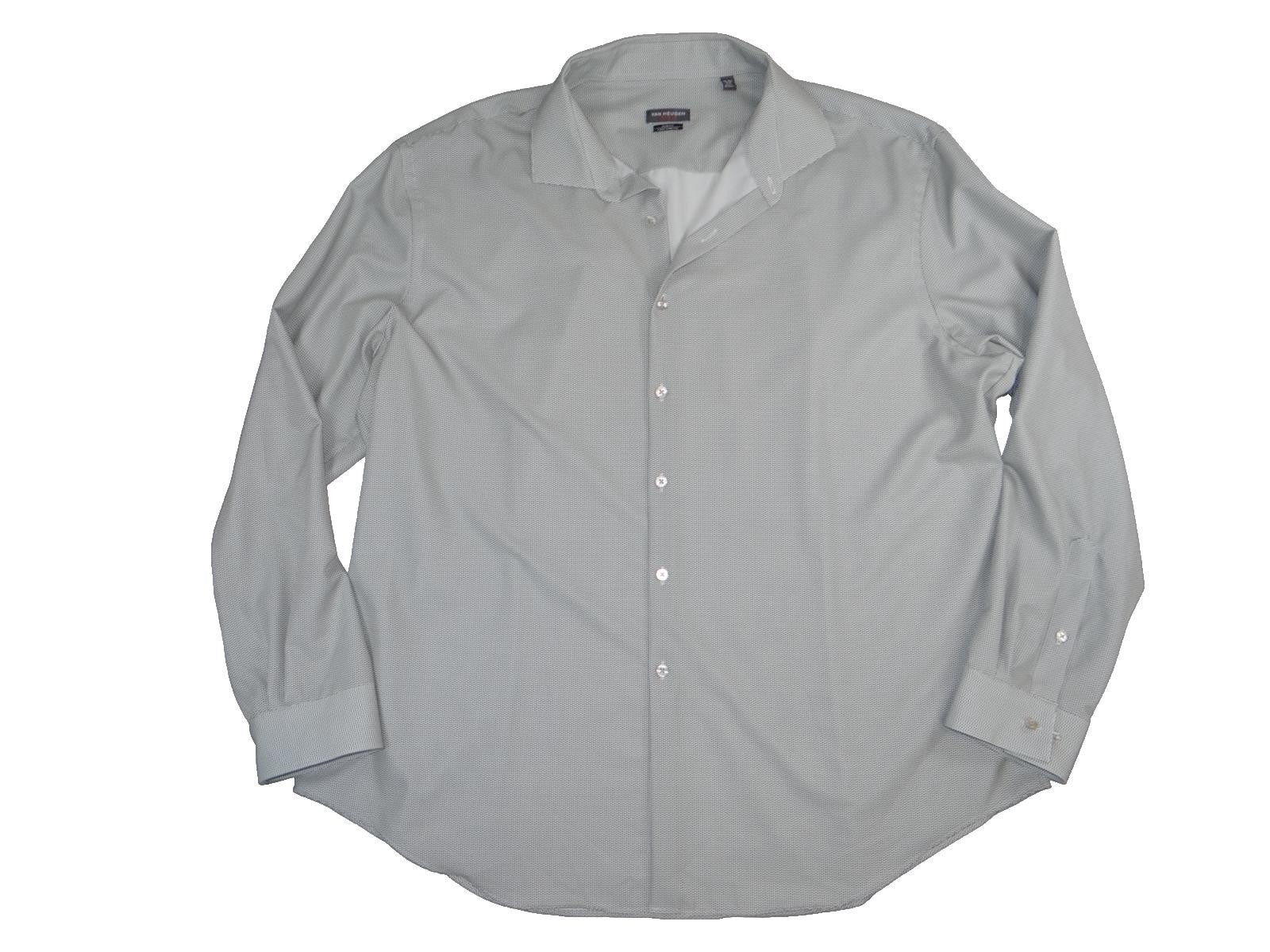 Van Heusen Men's Dress Shirt Size 2XL White