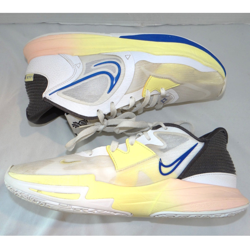 Nike Kyrie Flytrap 5 Mens Basketball Shoes White Blue Yellow Size 9.5