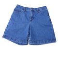 Gloria Vanderbilt Denim Shorts Women Size 4 Blue All Around Slimming Effect
