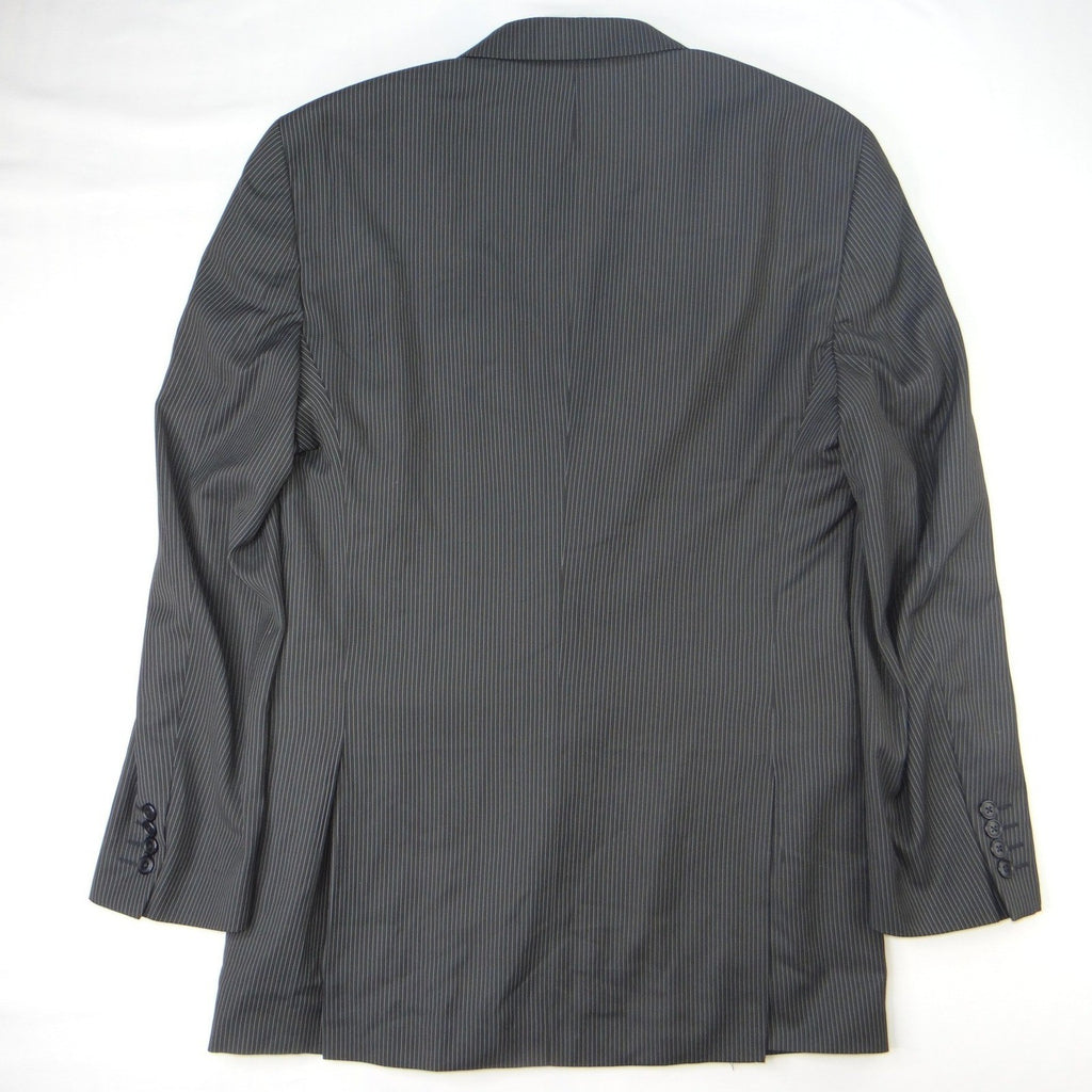 Insignia Collezione Men High Twist Microtech Super Deluxe Pinstripe Blazer Sz L