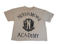 Nevermore Academy Cropped T-Shirt from Wednesday Series - XS