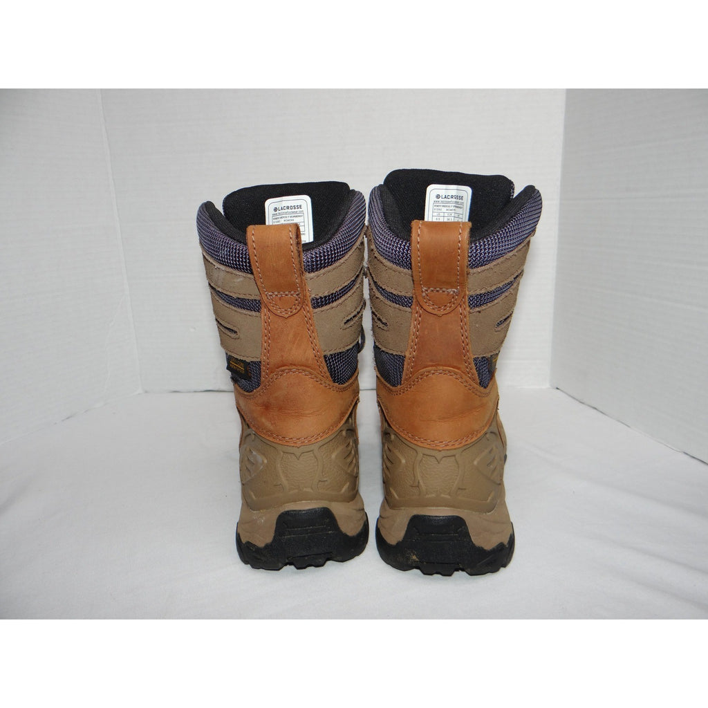 LaCrosse Womens Windrose 8 Brown Midnight Waterproof Hiking Boots Size 6.5