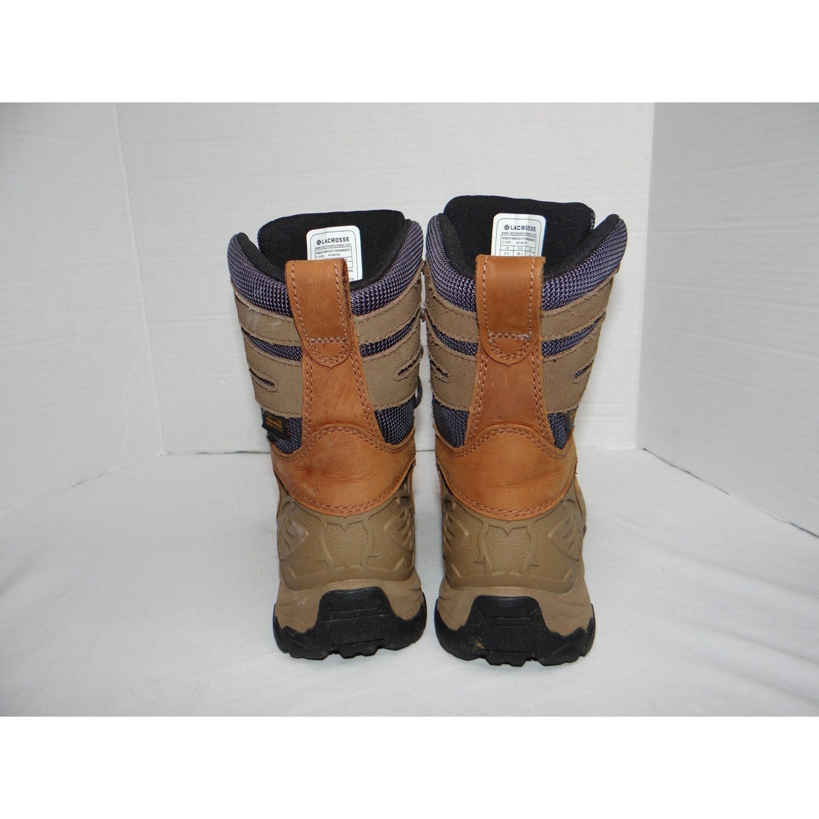 LaCrosse Womens Windrose 8 Brown Midnight Waterproof Hiking Boots Size 6.5