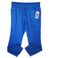 Men's Medical Scrubs Blue Elastic Waist Pants - NWT - Size Large