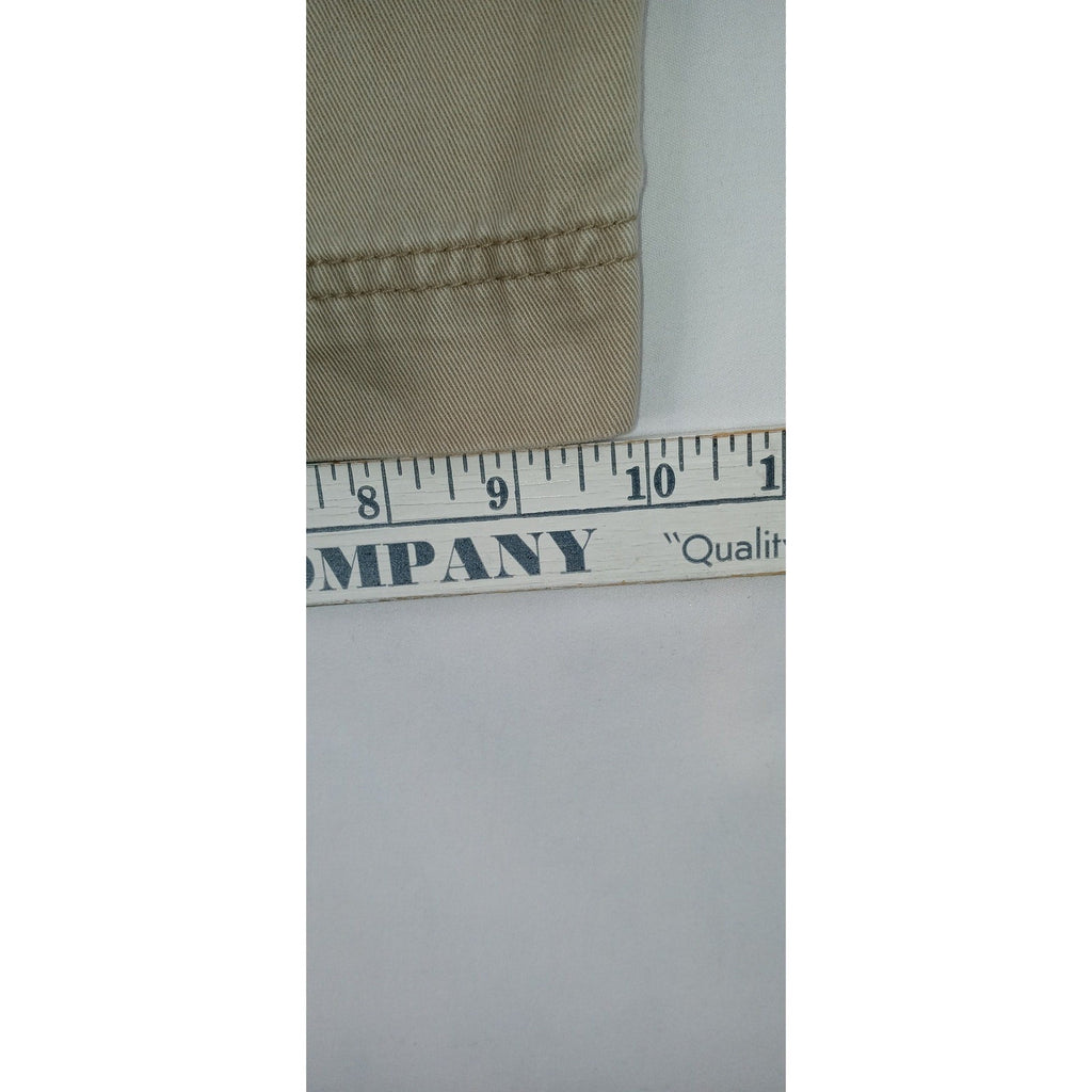 Eddie Bauer Mens Tan Cargo Pants Cotton Casual Outdoor Size XL