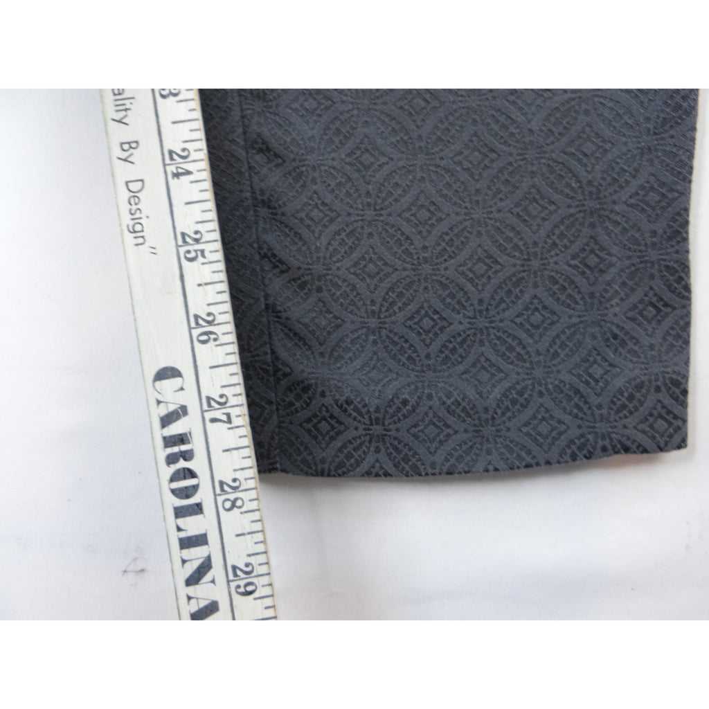 Sigrid Olsen Signature Womens Gray Geometric Pattern Stretch Pants Size 8