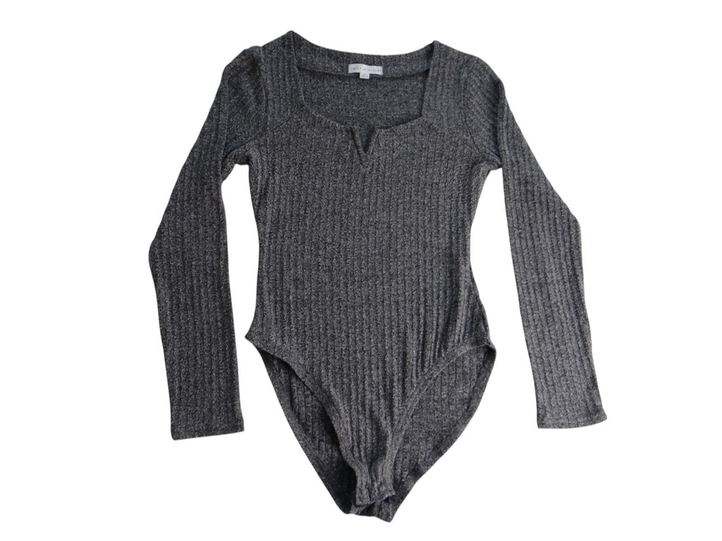Coco + Jaime Son Long Sleeve Ribbed Bodysuit - Size M