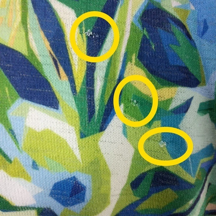 Alfred Dunner Woman 3X Floral Print Rhinestone Neckline 3/4 Sleeve Top