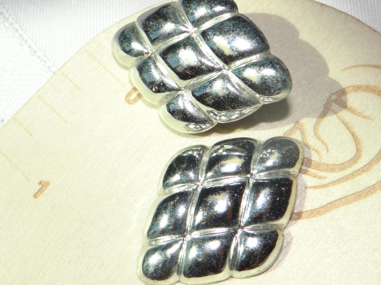 Vintage Silver-toned Earrings