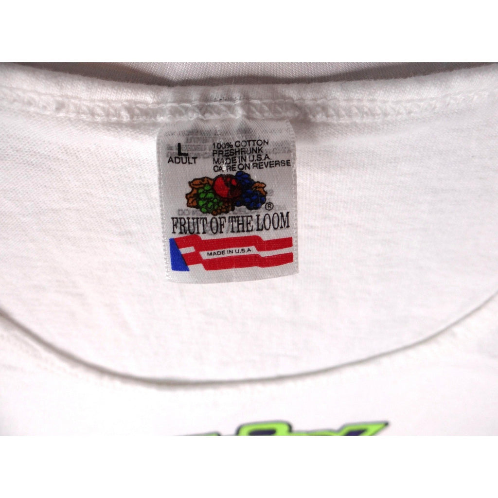 Vintage Smokin Joes Racing tank top featuring Jimmy Spencer graphics White Neon