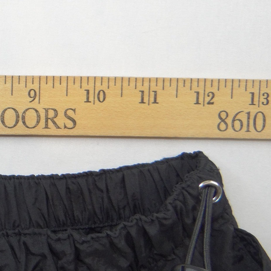 NWT-Charlotte Russe Womens Black Nylon Athletic Shorts Side Toggles S