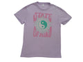 Trendy Lilac 'State of Mind' Graphic Tee