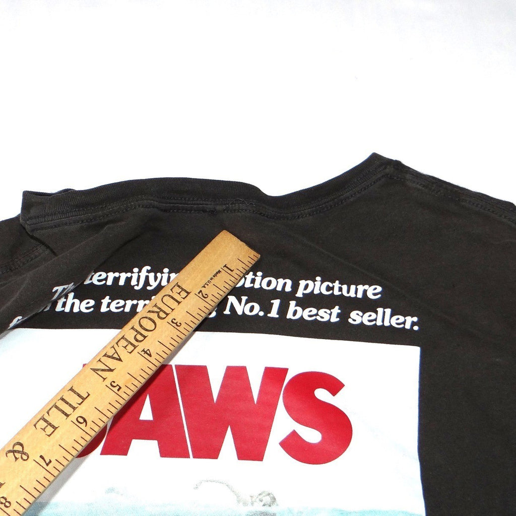 Mens Jaws Movie T Shirt Black Size Medium Graphic Tee