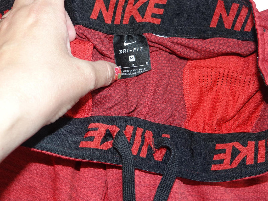 Nike Dri-FIT Red Athletic Shorts - Medium