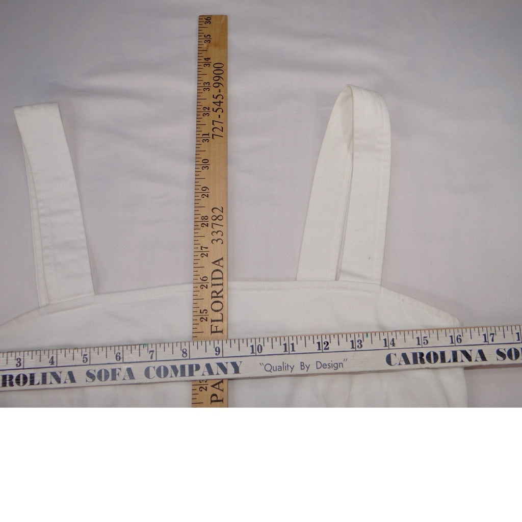 Forever 21 White Square Neck Button Side Mini Dress Size Medium