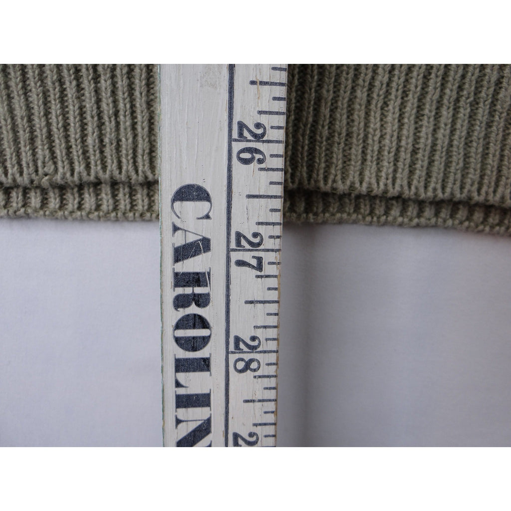 Vintage Unique Maurada Embellished Sweater Beige Knit Dolman Sleeve Women's M