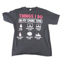 Port & Company K-Pop Things I Do In My Spare Time Graphic T-Shirt Black Large
