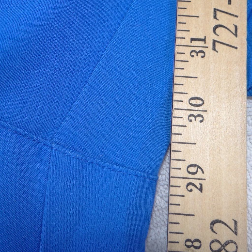 Betsey Johnson Women Royal Blue Scrub Pants Cargo Elastic Drawstring L