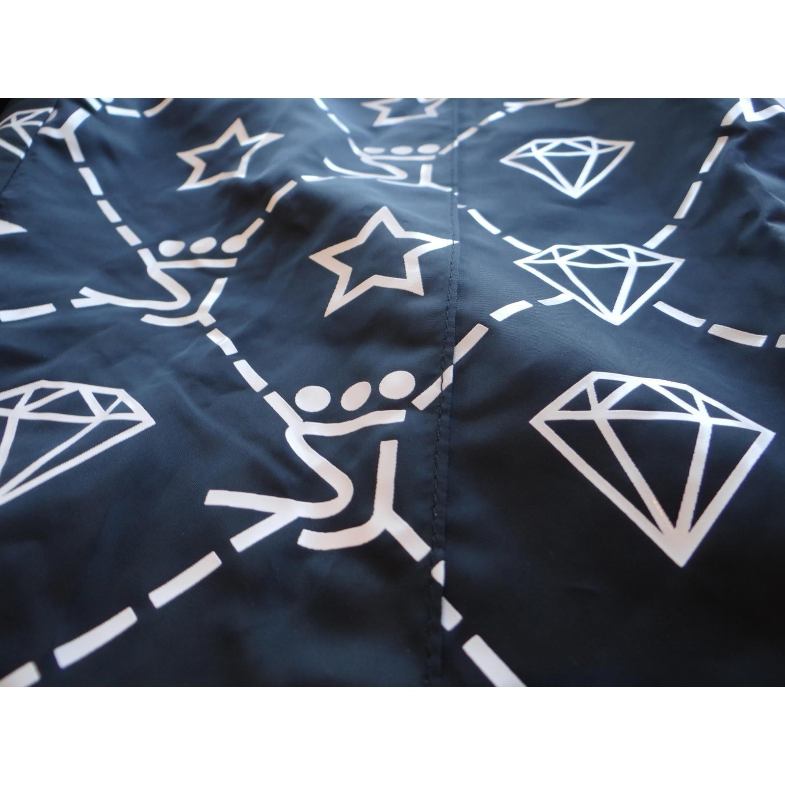 Shane Justin Trendy Black Graphic Jogger Pants