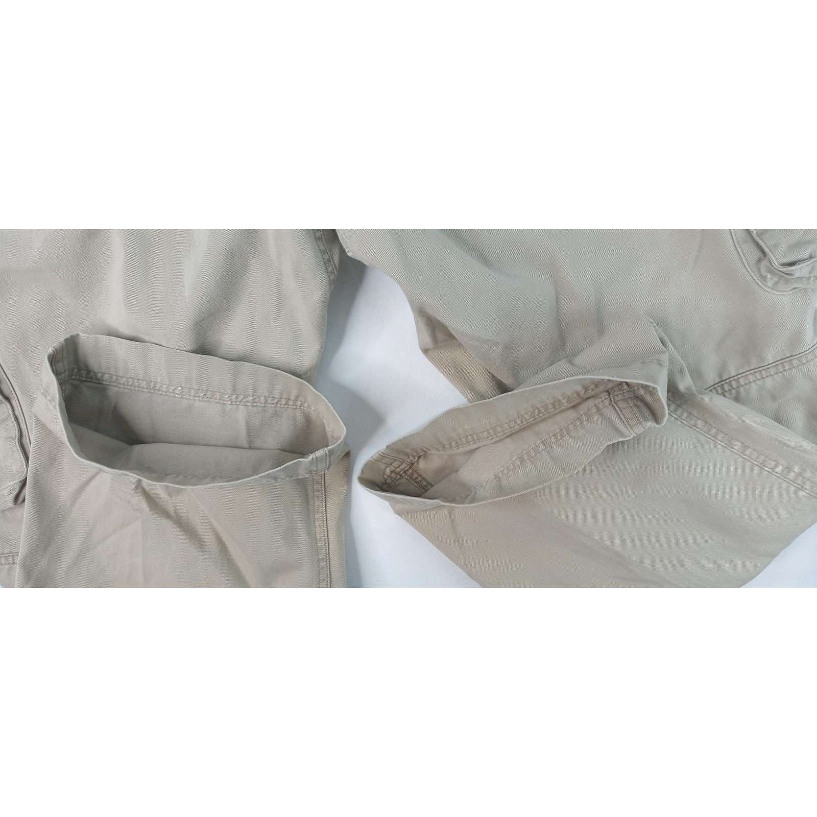 Eddie Bauer Mens Tan Cargo Pants Cotton Casual Outdoor Size XL