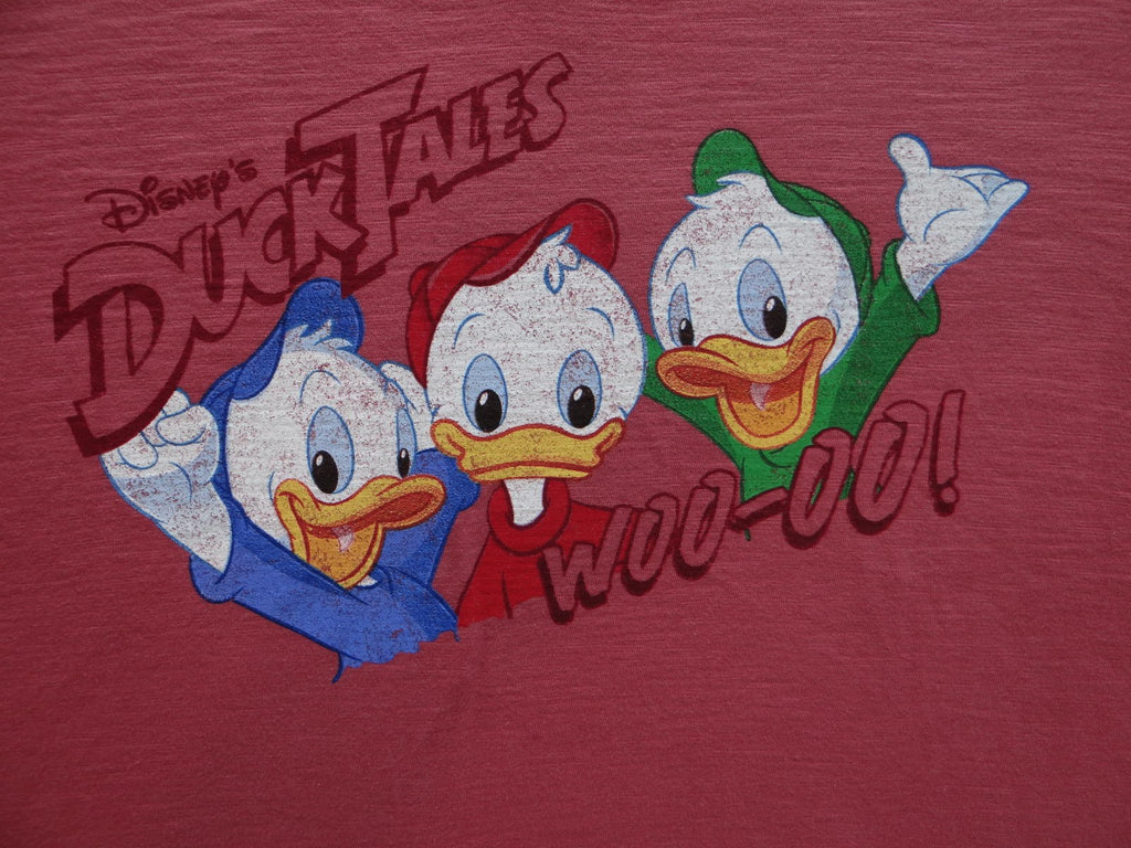 Disney DuckTales Women's Red V-Neck T-Shirt