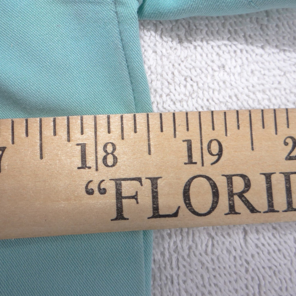 FIGS Technical Collection Women XS V-Neck Scrub Top Seafoam Green Short Sleeve
