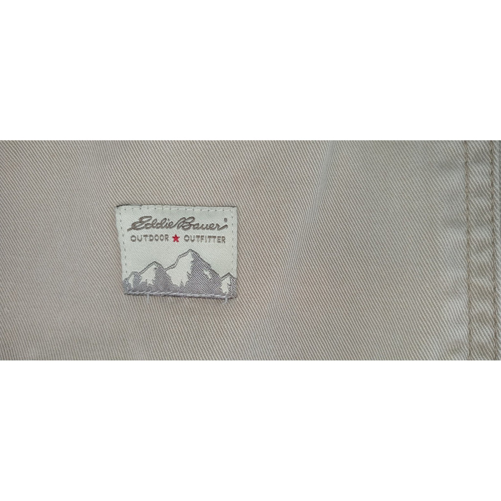 Eddie Bauer Mens Tan Cargo Pants Cotton Casual Outdoor Size XL