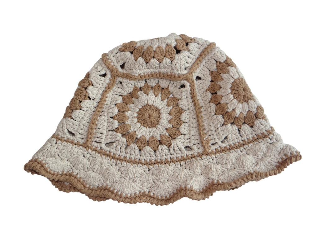 Chic Crochet Bucket Hat - Bohemian Style