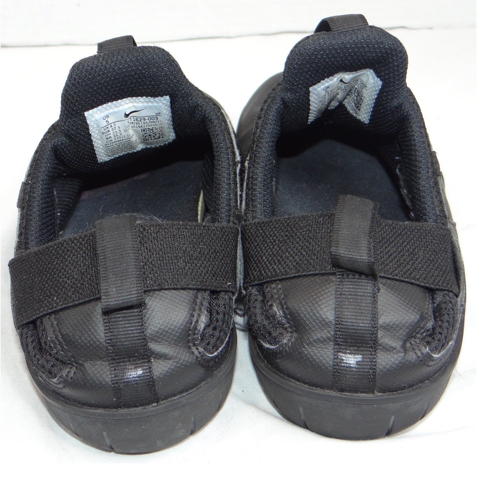 Nike Zoom Pulse Triple Black Nursing Shoes CT1629-003 Sz 5