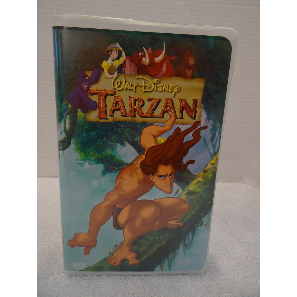 Walt Disney Tarzan VHS 2000 Clamshell Case THX Certified G Rated Animated