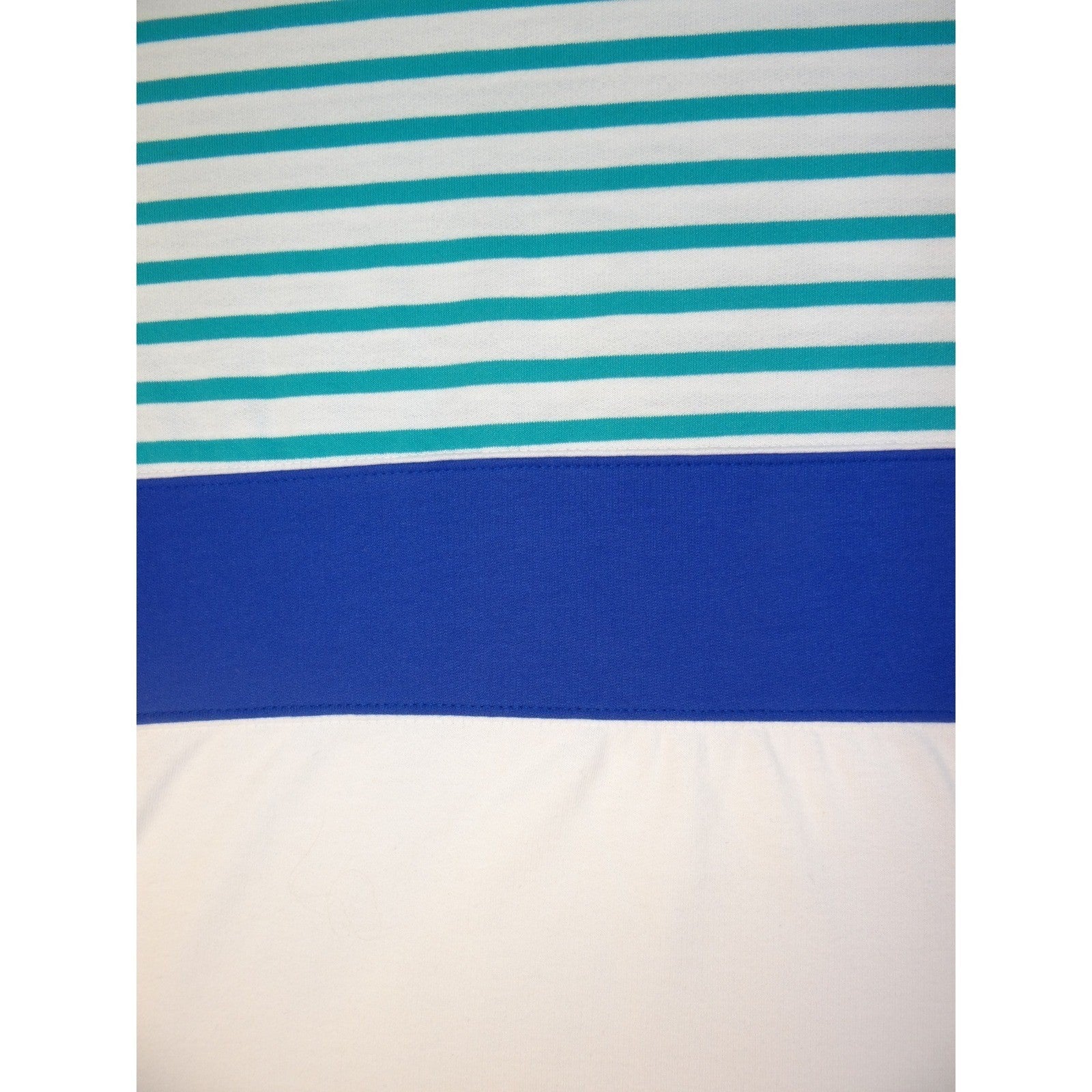 Vintage Custom Club International Sailboat Graphic Stripe T Shirt Mens Large