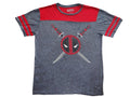 Marvel Deadpool Graphic Tee - Men's Red & Gray Shirt